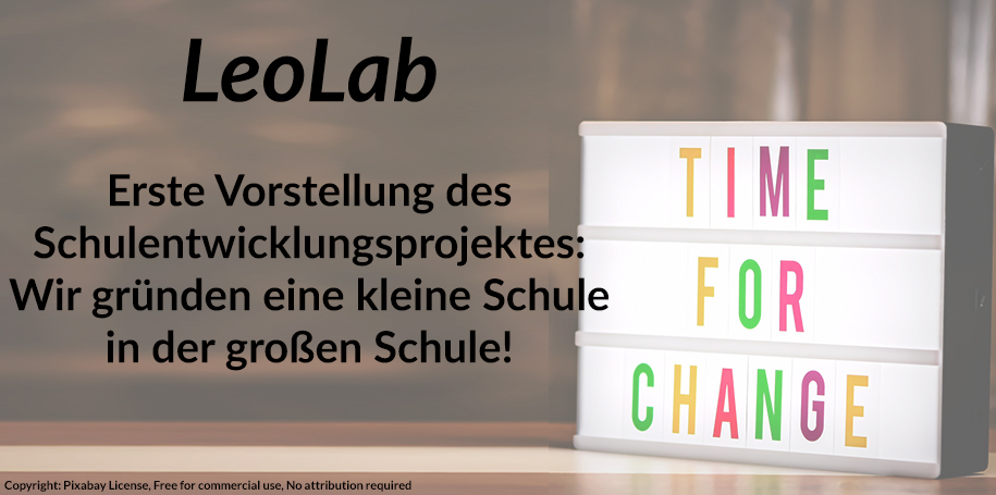 Read more about the article LeoLab – Vorstellung des Schulentwicklungsprojektes