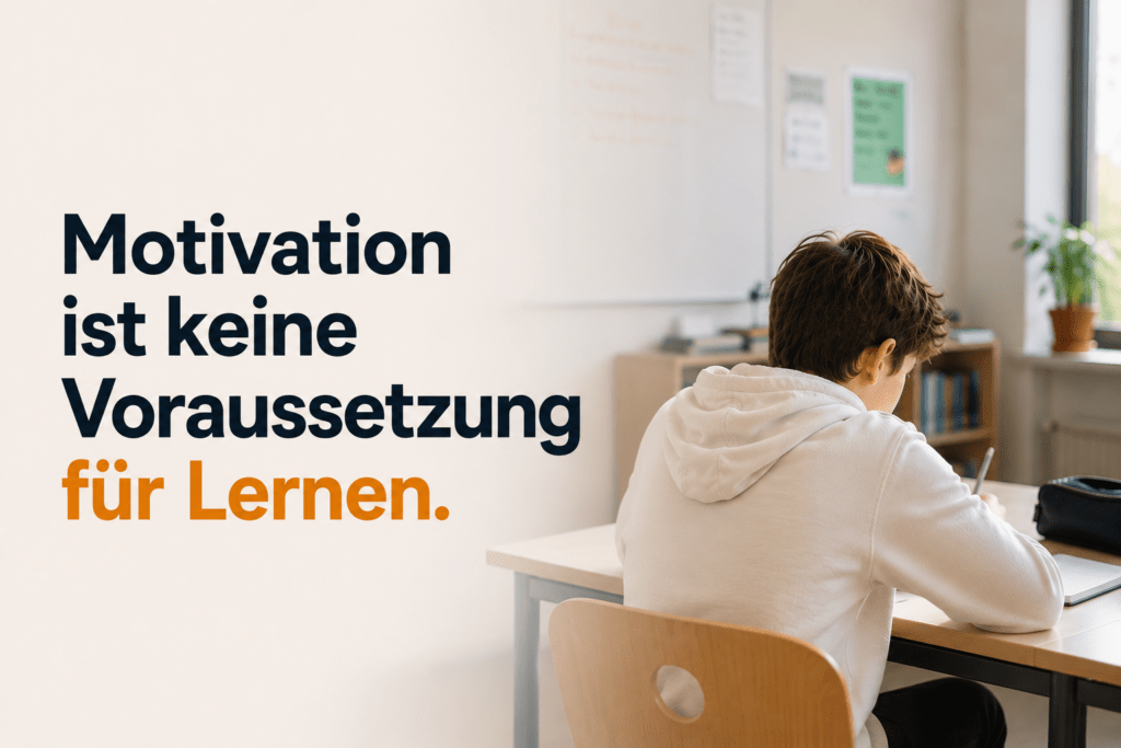 Mehr über den Artikel erfahren Motivation ist keine Voraussetzung für Lernen.