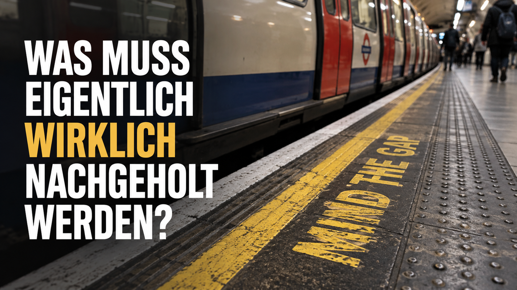 Du betrachtest gerade Was muss eigentlich wirklich nachgeholt werden?
